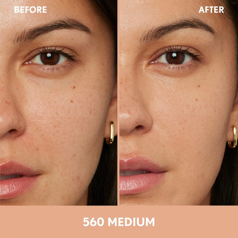 COVERGIRL Clean Fresh Nourishing Skin Tint, 560 Medium, Liquid Foundation,