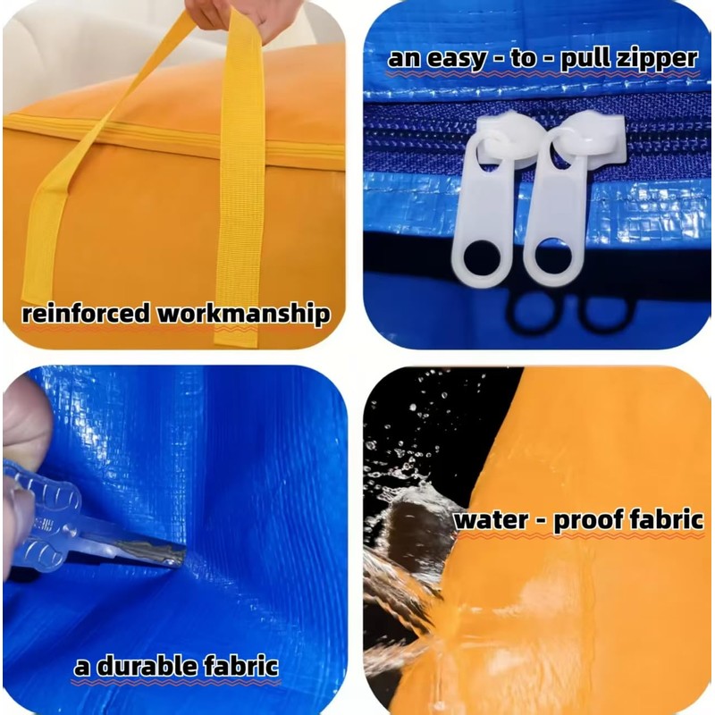 Extra Large Heavy Duty Storage Bag，Storage Bags for Clothes，Extra Large