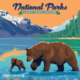 National Parks (ADG) 2026 7" x 7" Mini Wall Calendar