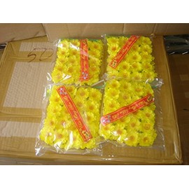 made in Vietnam Plastic Artificial Yellow Apricot Flower (HOA Mai) 4 Bags