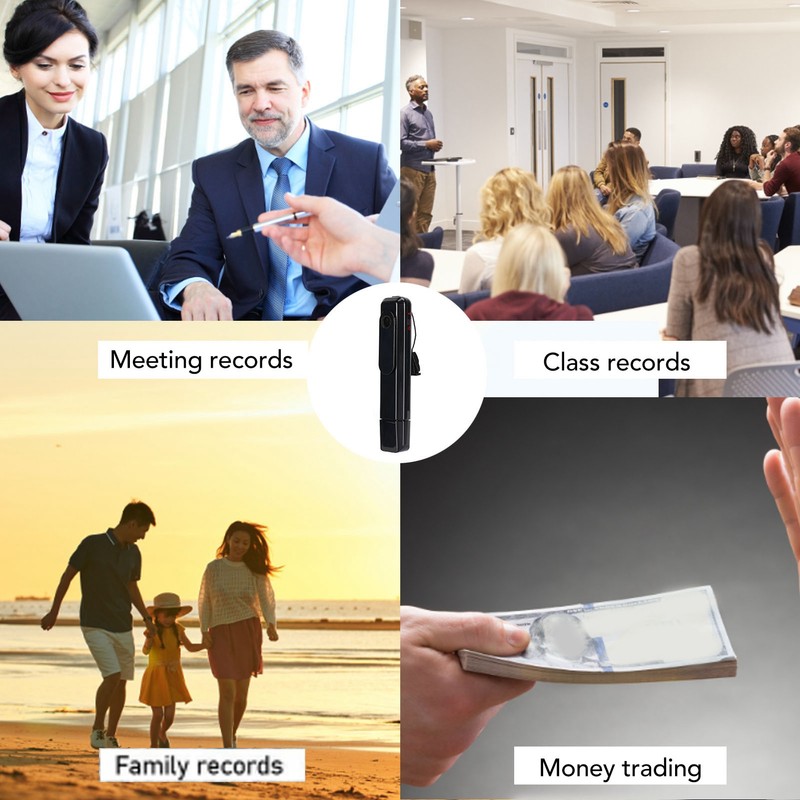 Body Camera 1080P HD Wearable Back Clip Design Rechargeable USB