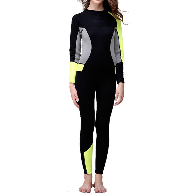 3mm Thickened Wetsuit Womens One Piece Cold Proof Warm Diving