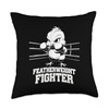 Martial Arts Baby Chicks Cute Little Boxer Boxing Fighter Throw