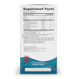 Nordic Naturals Complete Omega Junior 283 mg de Omega 3 con 35 mg de GLA por Porción 90 Mini Cápsulas Blandas Sabor Limón Suplemento Alimenticio para Niños con Aceite de Pescado y Borraja No GMO