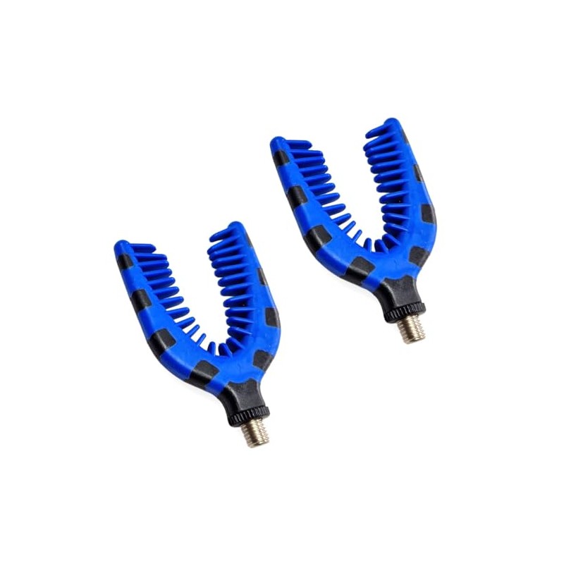 TJR 2 Fishing Rod rest Gripper Heads Rear Butt rest