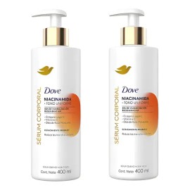 2 Sérum Corporal Niacinamida Dove Tono Uniforme 400ml
