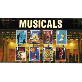 2011 Musicals Stamps in Presentation pack