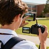 Ring Light Phone Holder with Hot Shoe & 1/4 Adapter,