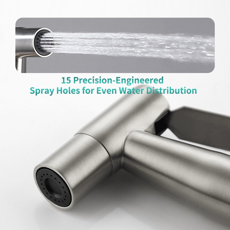 BARROCK Handheld Bidet Sprayer Head Stainless Steel Shattaf Jet Spray