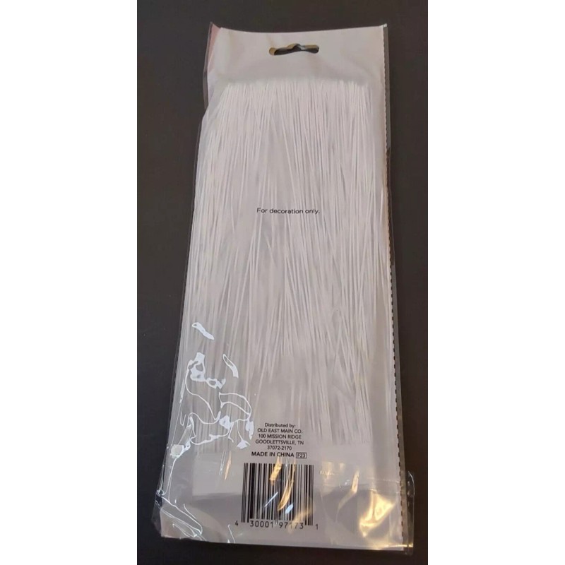 Holiday Style Christmas Silver Tinsel 18 Inch Silver Strands Tree