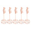 10pcs Table Number Holder Spiral Base Mermaid Shaped Wedding Table