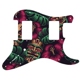 wd Pickguard For Fender Jim Root Stratocaster aloha tiki