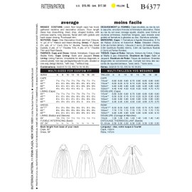 Butterick Patterns Women's Dress and Cape Cosplay Costume Sewing Pattern, Off White, Sizes 6-12
