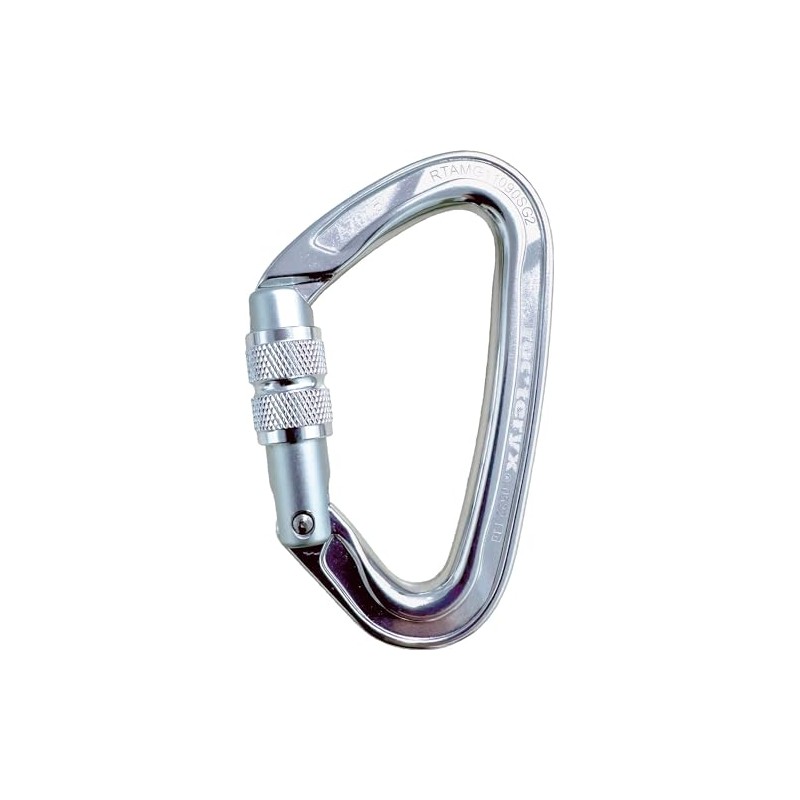 Loc'Teryx RTAMG1109N Climbing Carabiner Light-tex Screw, Silver (SV)