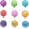 42 pcs 18" Sweet Candy Balloons, Round Lollipop Balloon, Birthday