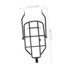 Mikinona Durable Folding Bike Luggage Carrier Rack Lightweight Rear Shelf