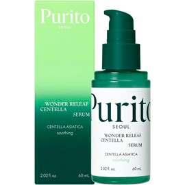 PURITO Suero facial con Centella Asitica 60 ml - Serum Coreano hidratante Calmante para piel grasa y sensible - Skincare Coreano con Niacinamida y... 