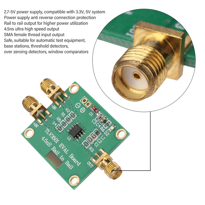 High Speed Comparator Module TLV3501 4.5ns Frequency Meter Front End