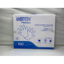 GUANTE AMBIDERM POLIETILENO CHICO C/100