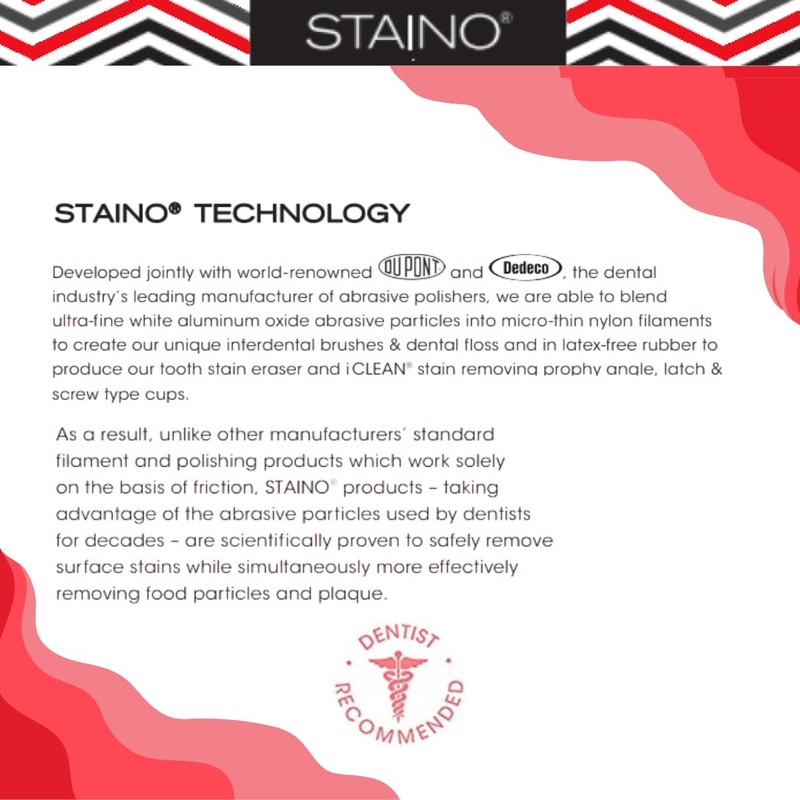Staino Twins Interdental Brush Dual-Ended Travel Brush, Medium Cylindrical Brush,