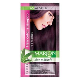Marion Hair Dye Shampoo Bag Semi-Permanent Colour 4 to 8 Washes with Aloe and Keratin