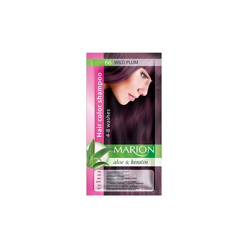 Marion Hair Dye Shampoo Bag Semi-Permanent Colour 4 to 8