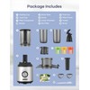 Ganiza Juicer Machines, Slow Masticating Juicers with Large Feed Chute