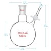 Stonylab Reaction Flask - Borosilicate Glass Single-Neck Flask with 24/40