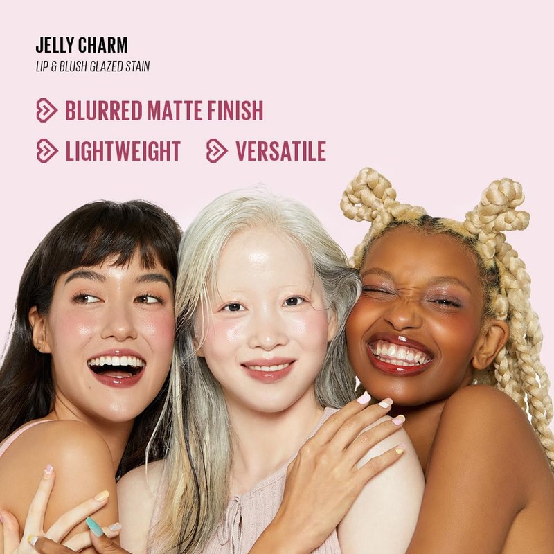 Kaja Lip & Blush Glazed Keychain Stain - Jelly Charm