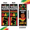 Haooryx Juneteenth Bookmarks - 120Pcs 1865 Juneteenth Bookmarks with Ribbon