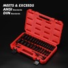 CASOMAN 3/8-Inch Deep Impact Socket Set, Metric & SAE, 31Piece