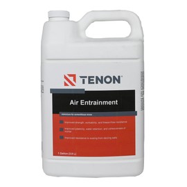 Tenon Air Entrainment - Concrete Additive, Admixture for Concrete Reinforcement, Air-Entraining Agent, Prevents Cracking in Cold Weather (1 Gallon)