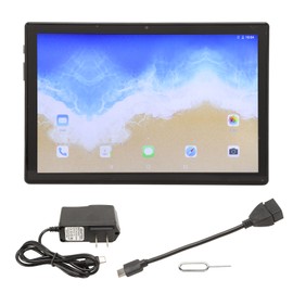 10 Inch Tablet 6G RAM 128G ROM 1920x1200 IPS Display Screen Grey Calling Tablet PC for Android 12 100‑240V US Plug