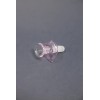 stonedgenie.com 14mm Pink Heart Shape Glass Slide Bowl Slide Bowl