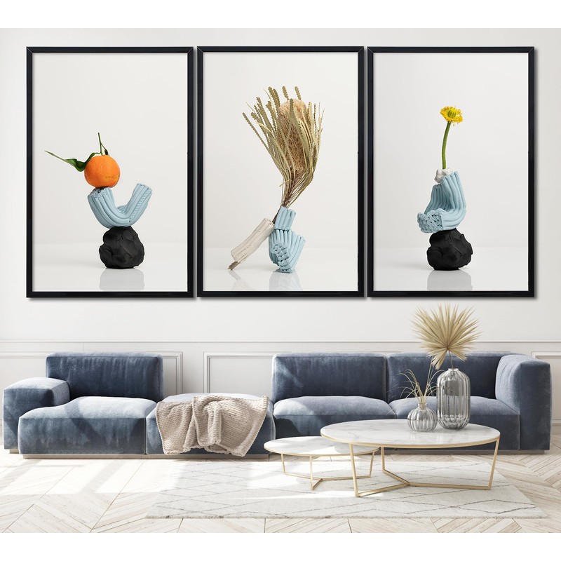 ELSKER&HOME 20x30 Frame 3 Pack, Black 20x30 Poster/Picture Frame for