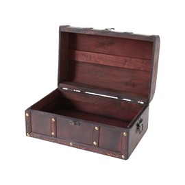 HMF 6406-130 Wooden Treasure Chest 30 x 20 x 15 cm Small Portugal