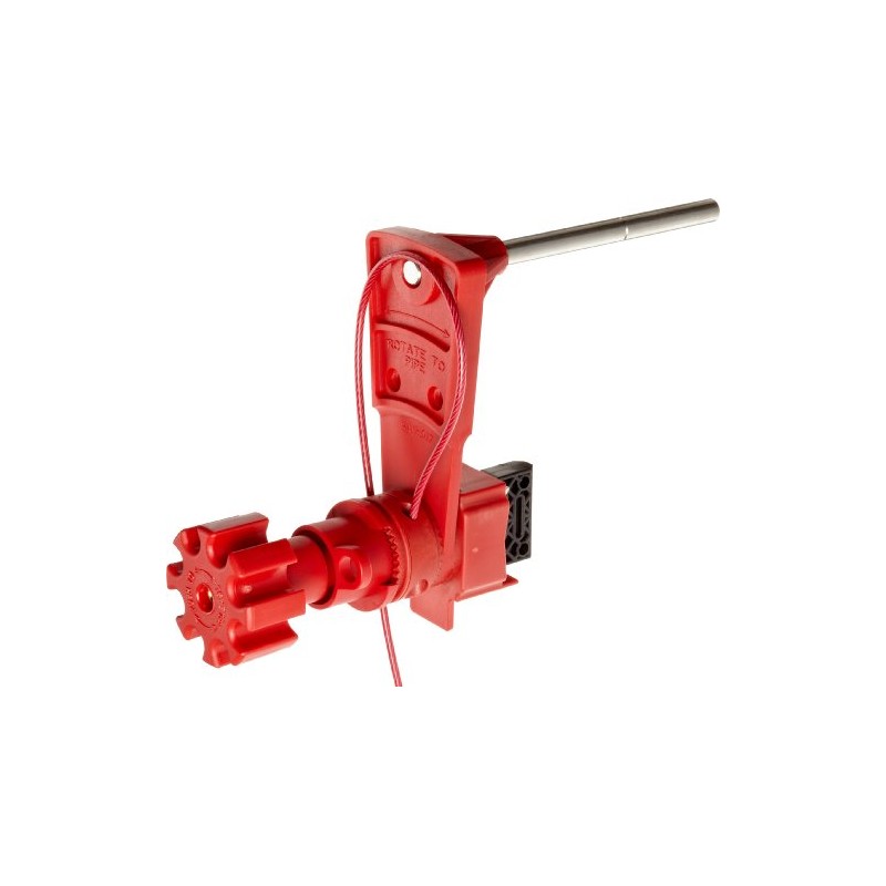 Brady Universal Valve Lockout with Blocking Arm, Small, for Handles