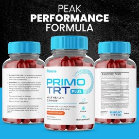 Vitaluxa Primo TRT Performance Gummies, PrimoTRT Energy Support (1 Month Supply)