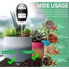 AiGerdinn Soil Test Kit, 2-in-1 Soil Moisture Meter, Soil pH