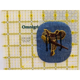 Horse Saddle Iron On Patch Vintage Leather Saddle Iron On Patch Denim Embroidered Horses