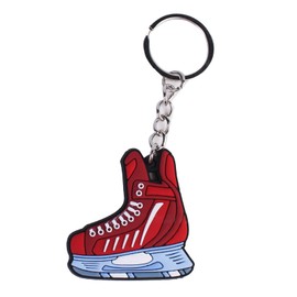 BOGEEL Cartoon Ice Hockey Keychain, Ice and Snow Sports Pendant, Car Key Chain, Decoration, Jewellery, Accessories for Men and Women, Environmentally Friendly PVC Keychain Strap