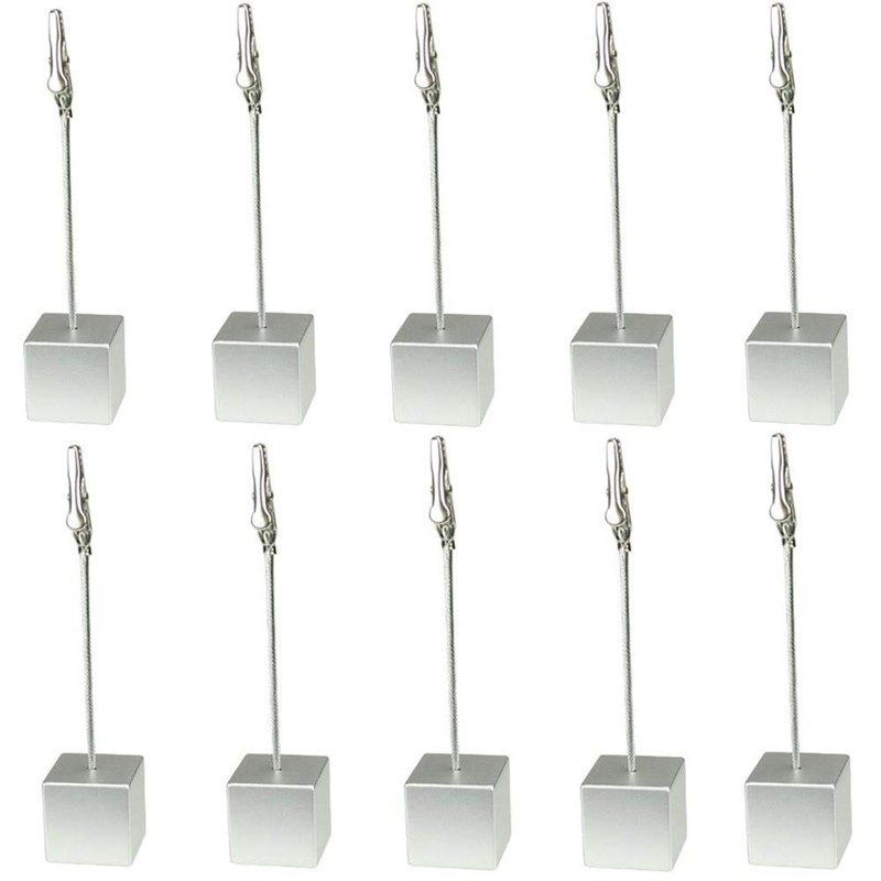 10pcs Table Number Holder Name Place Card Holder Memo Clip