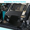 VORZOKISPL M.2 NVMe to OCuLink Adapter, PCIe 4.0 64Gbps SFF-8612/8611