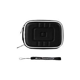 Black EVA Protective Cube Carrying Case with Mesh Pocket for Canon Power Shot Point and Shoot Digital Camera