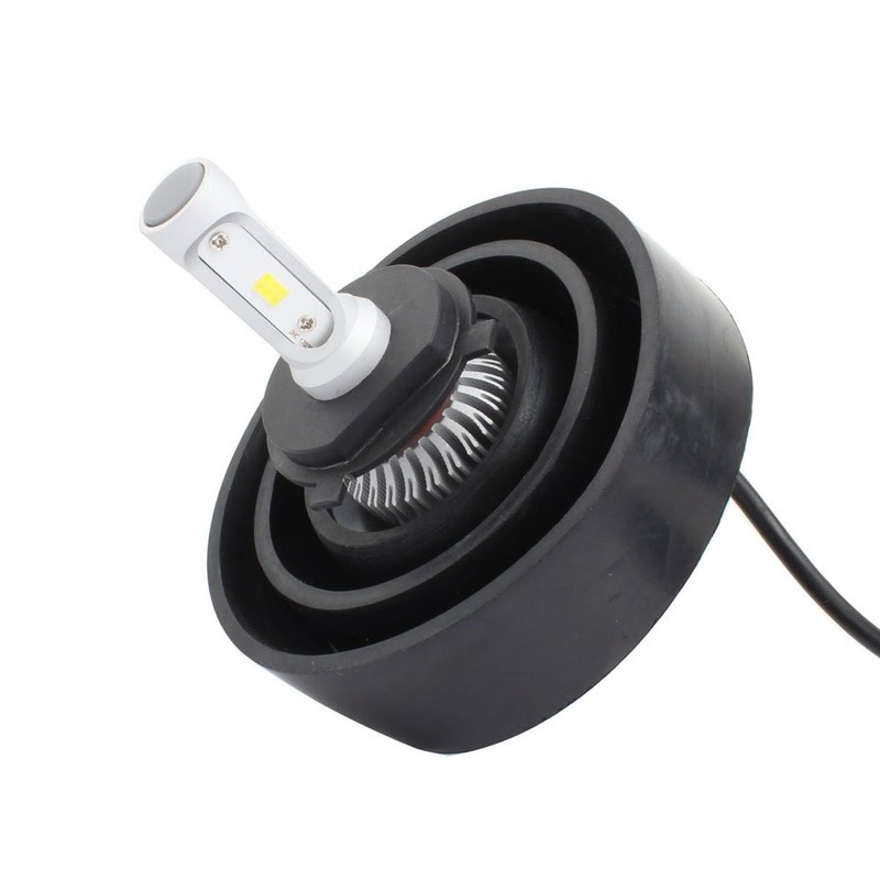TOMALL Retractable Rubber Seal Dustproof Covers for LED Headlight Conversion