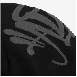 Syna World New Season Hochwertige Skully Cap, Central Cee Beanie Laufmütze, Schwarz & Grau, Schwarz , Einheitsgröße