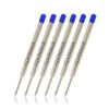 Parker Quink Ballpoint Pen Refill, Blue Ink, Broad Point, 6/Pack