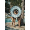 PoolCandy Jumbo Pool Tube, 48", Silver Glitter