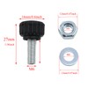 Meuey Lyot-Thumb Screws M6*16 Plastic Clamp Screws with Round Head