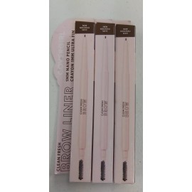 3 COVERGIRL Clean Fresh Brow Liner 1MM Nano Eyebrow Pencil #400 Soft Brown.